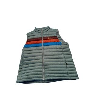 NWOT Cotopaxi Fuego Men's Down Vest multicolored Size XXL 2X Rare. Never Worn